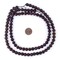 The Bead Chest Purple Round Druzy Agate Beads (8mm): Organic Gemstone Round Spherical Energy Stone Healing Power Crystal for Jewelry Bracelet Mala Necklace Making